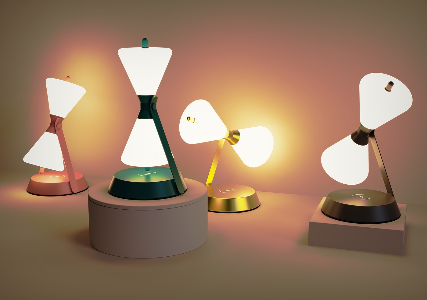 Desk lamp，lamps and lanterns，Lighting，product design，hourglass，Patent original products，