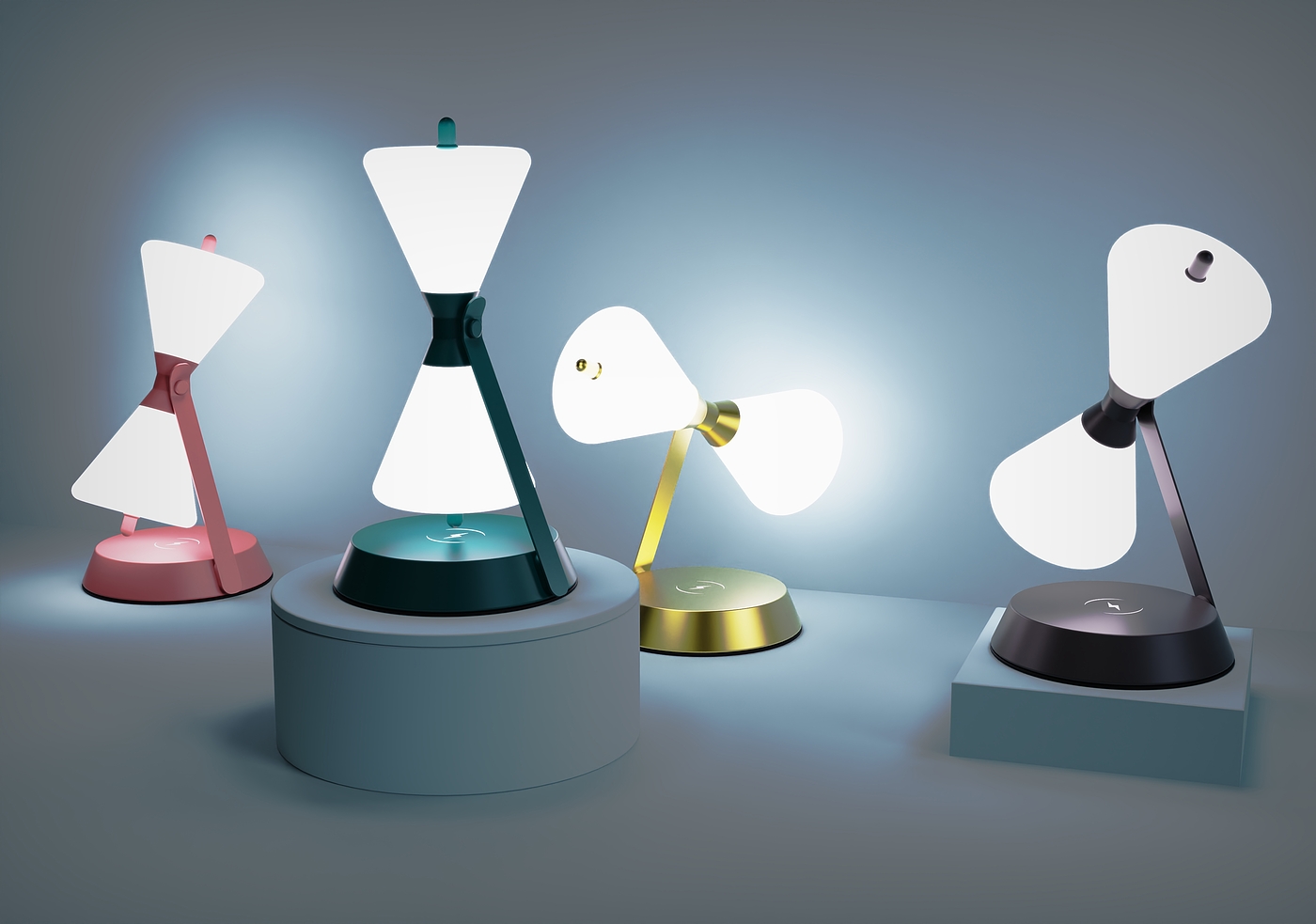 Desk lamp，lamps and lanterns，Lighting，product design，hourglass，Patent original products，