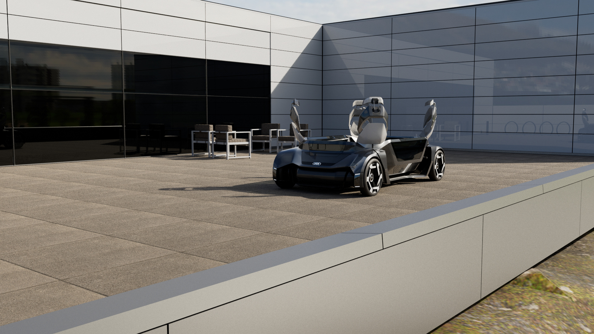 audi，conceptual design，Digital illustration，cgi，Automobile design，