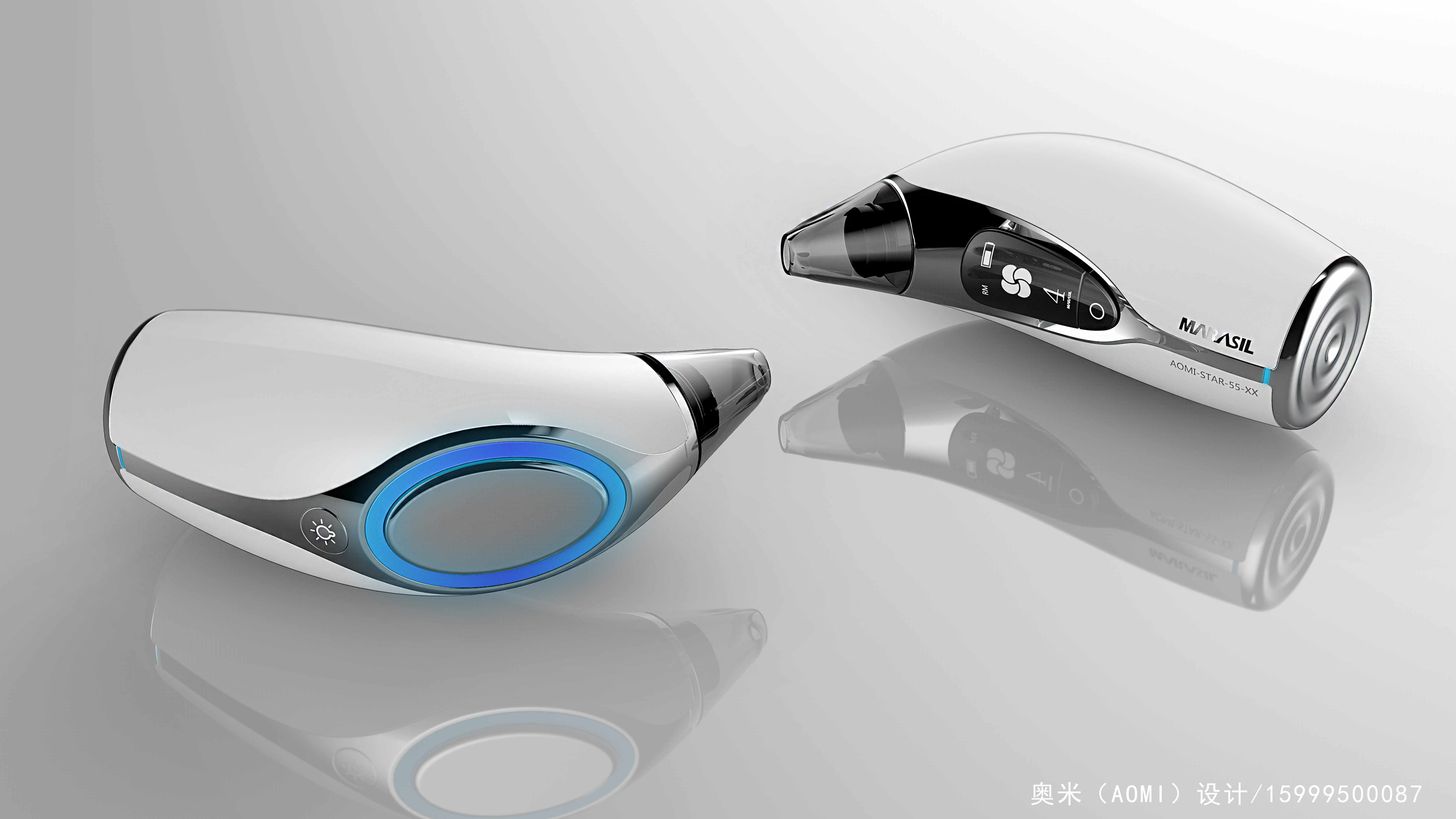 Blackhead suction, hot and cold, beauty instrument，