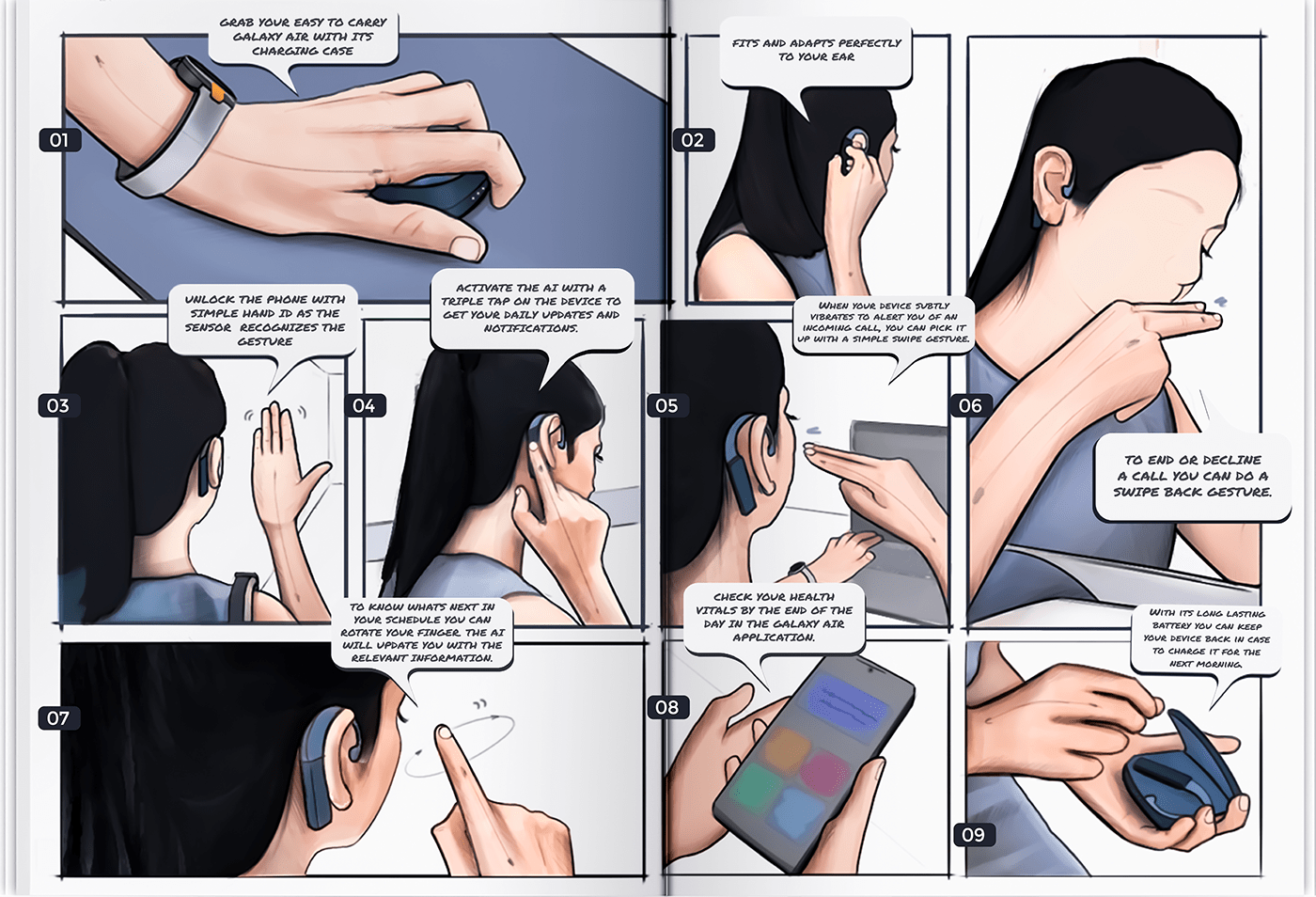 Wearable ，Interaction design，headset，