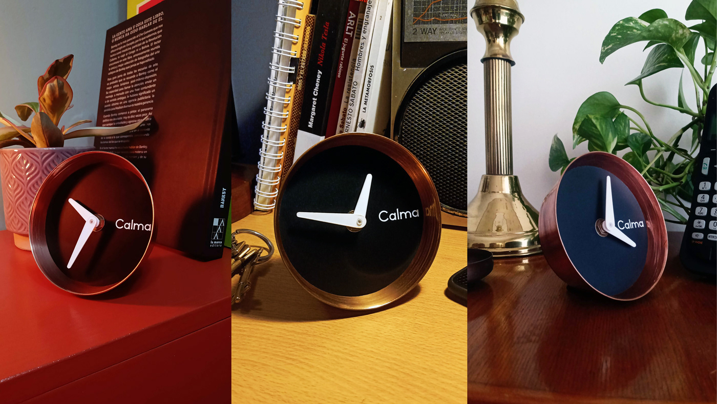 alarm clock，copper，Industrial wind，