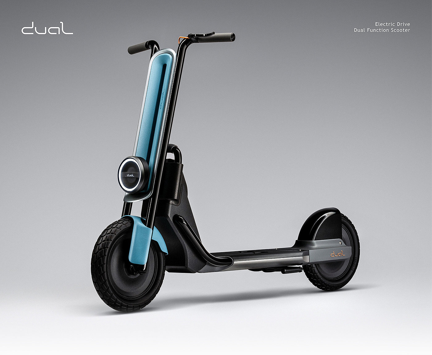 DUAL，Electric scooter，vehicle，Automobile design，