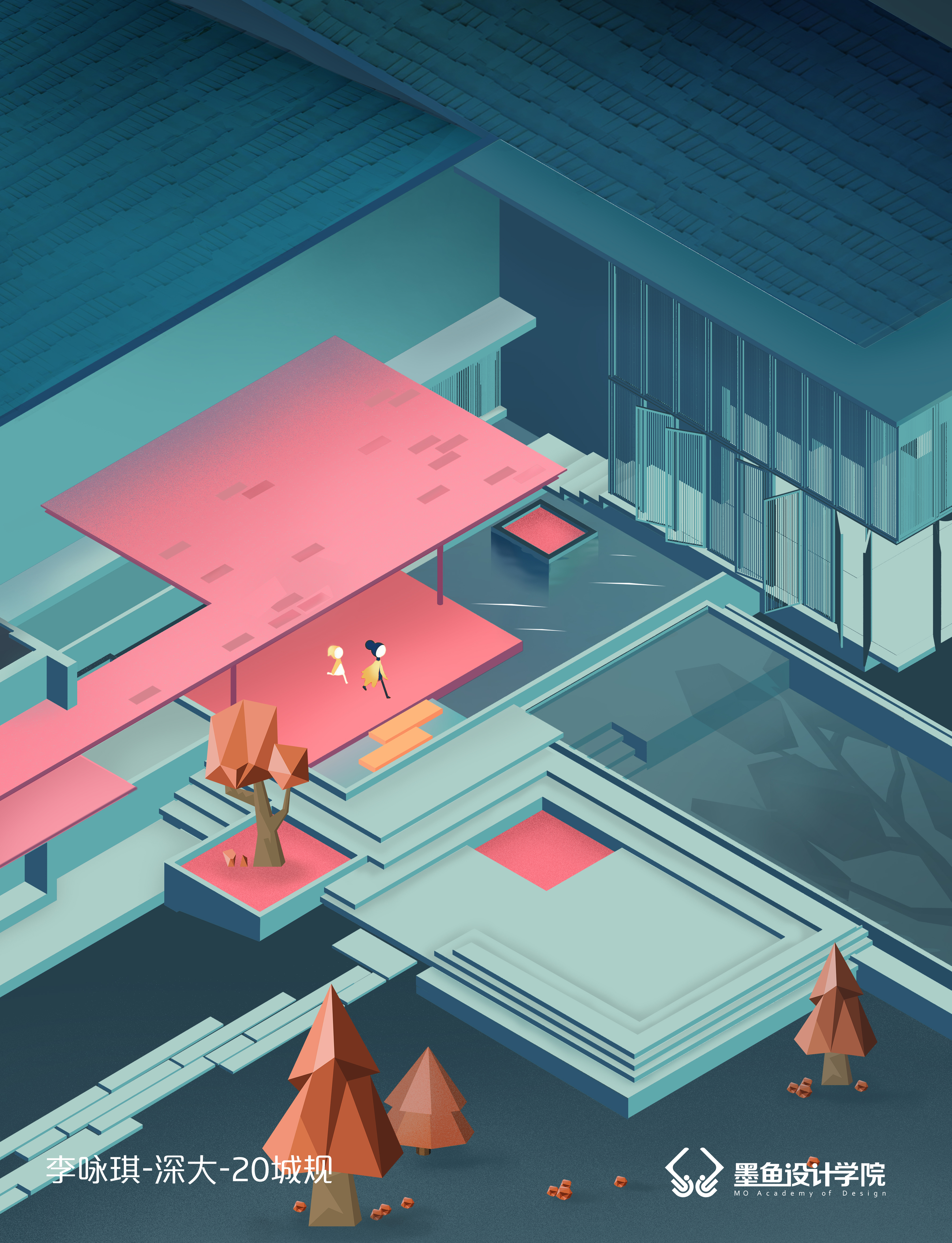 Cuttlefish Design Institute，Design，space design ，Illustration，Illustration style，Illustration wind effect diagram，