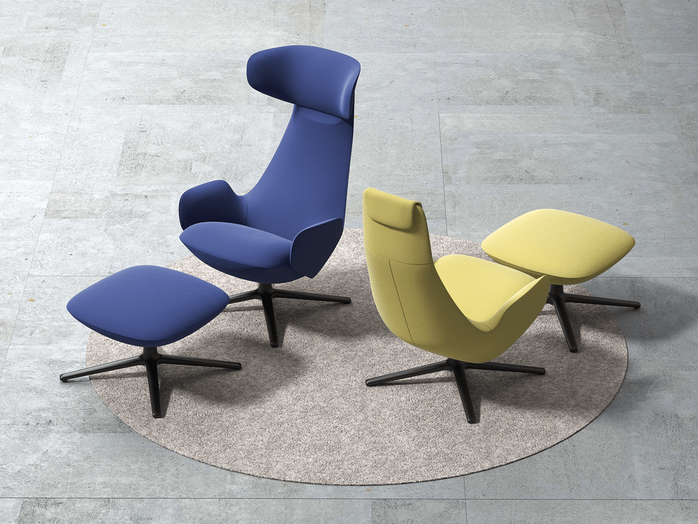 Leisure chair，Simplicity，Solid color，