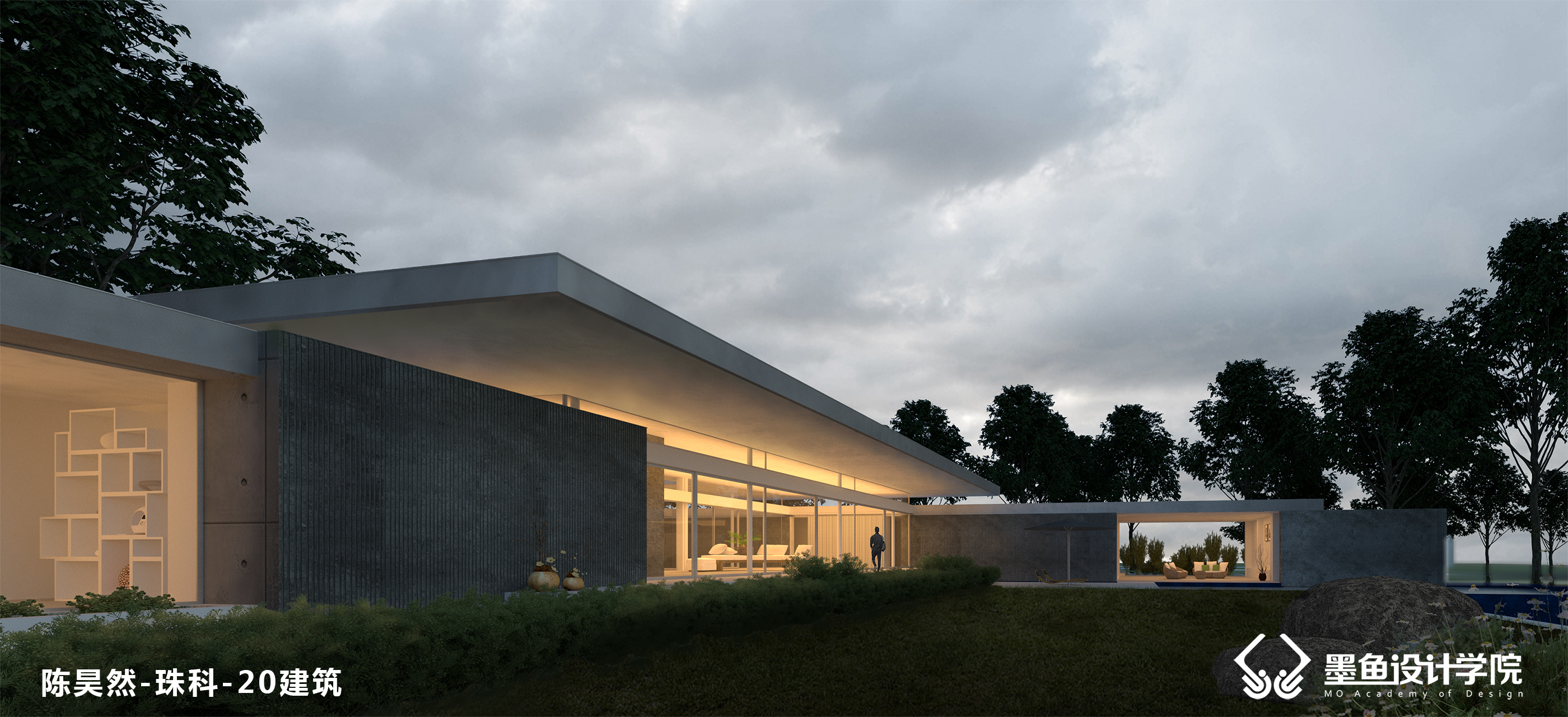 Cuttlefish Design Institute，Design，Realistic wind，Realistic wind rendering，vray，space design ，Architectural landscape design，