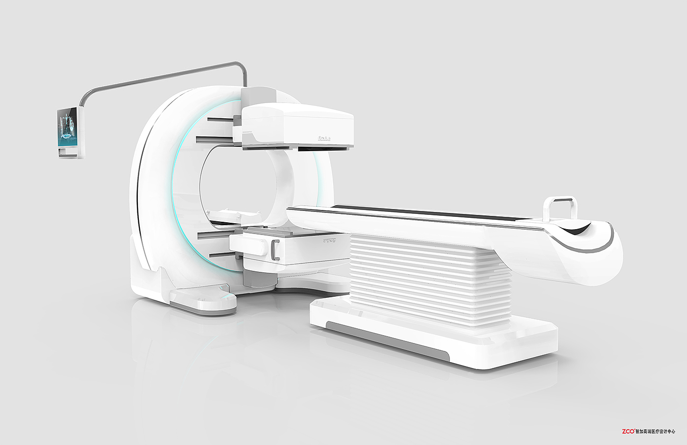 Zhijia design，medical care，apparatus，equipment，SPECT，Variable angle，Double probe，large，