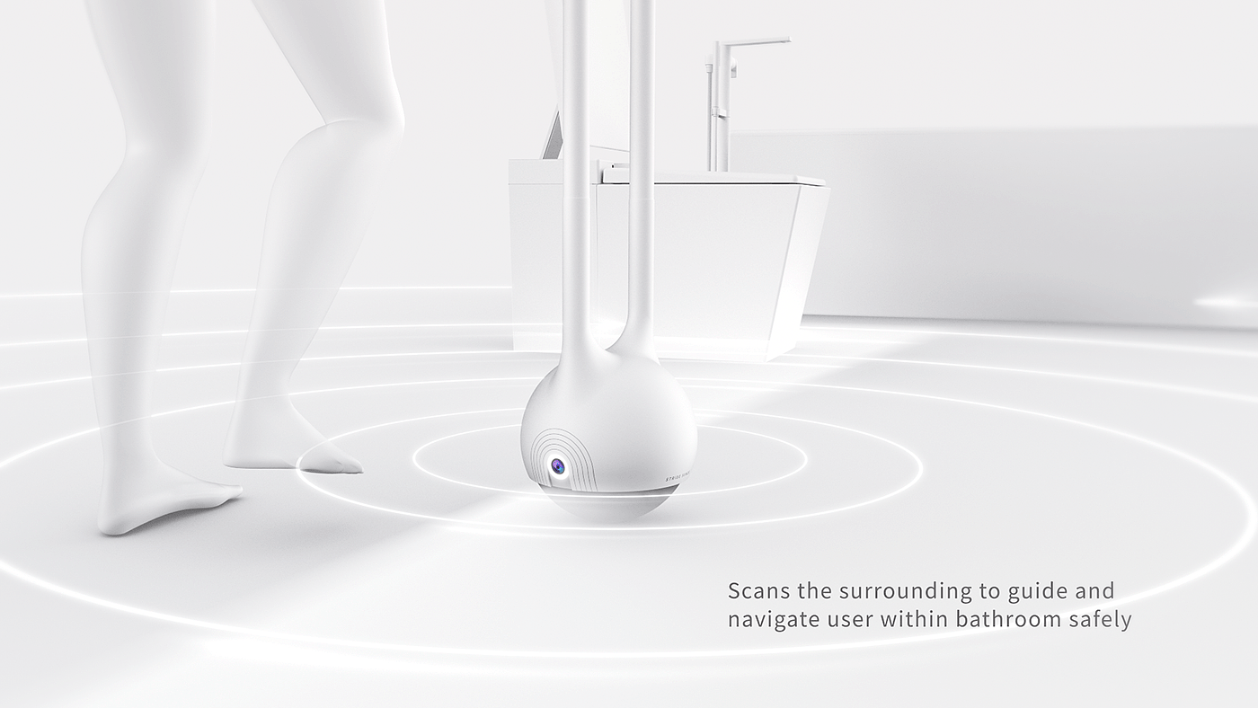 Smart Walking Companion，product design，Stride Senze，Elderly care，