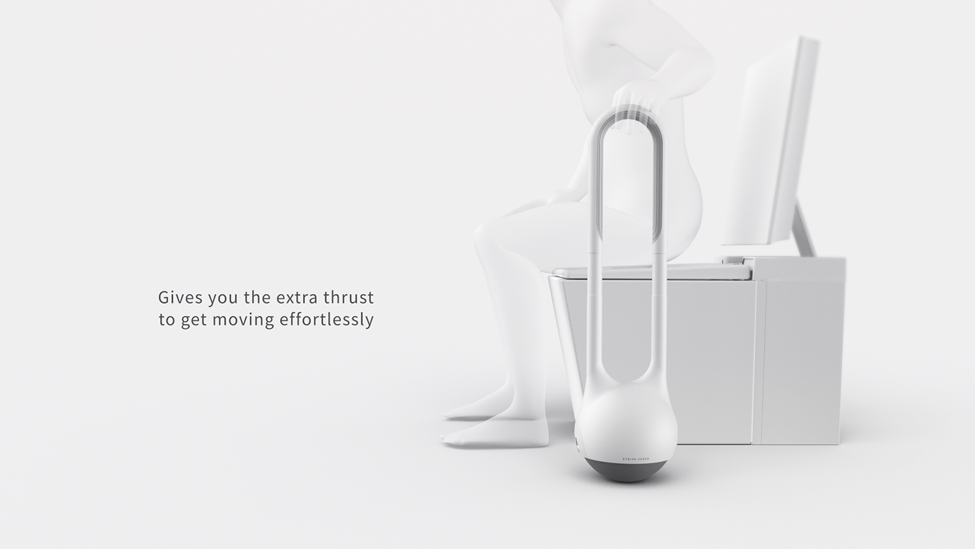 Smart Walking Companion，product design，Stride Senze，Elderly care，