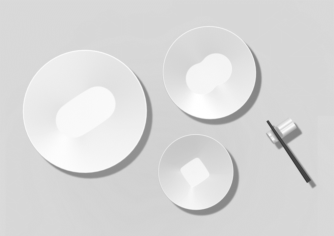 ceramics，tableware，Modern geometry，New Chinese style，