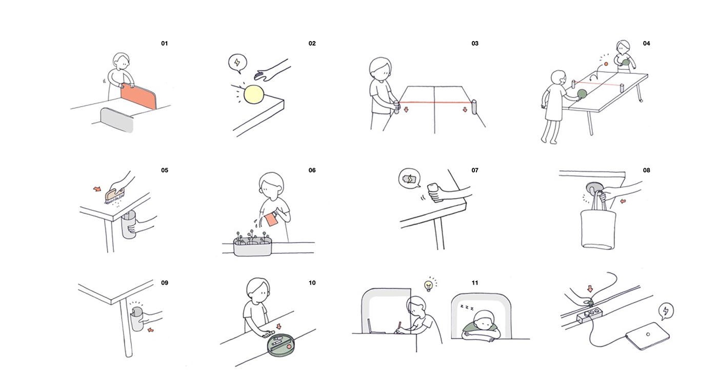 Game table，product design，Diversified games，Play table，Modern table tennis table，