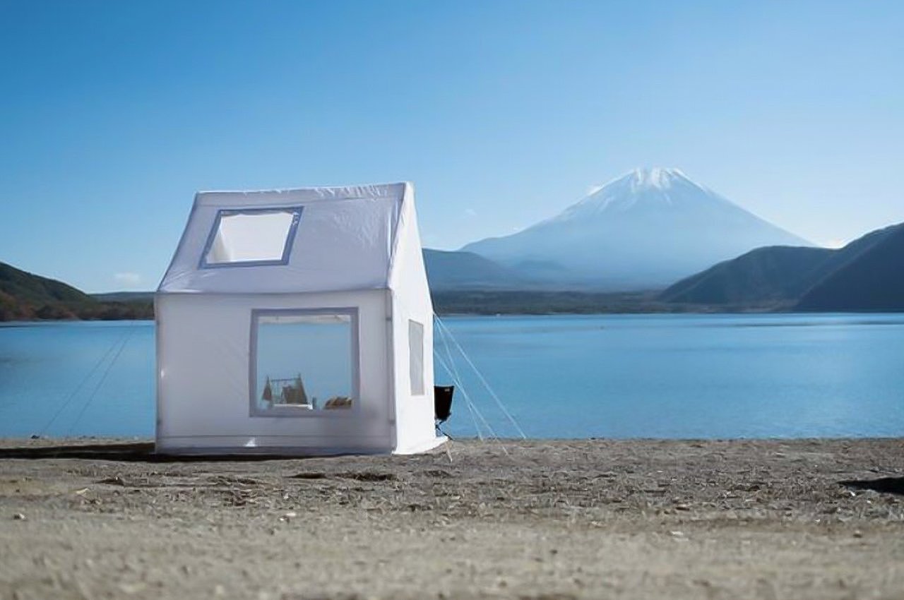 Air Architecture，小型便携式房屋，充气帐篷，