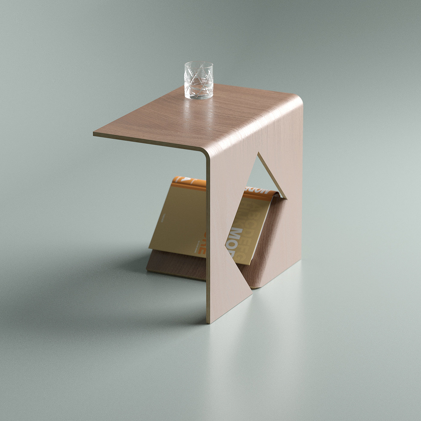 Deniz Aktay，实验边桌，产品设计，“钻石”，