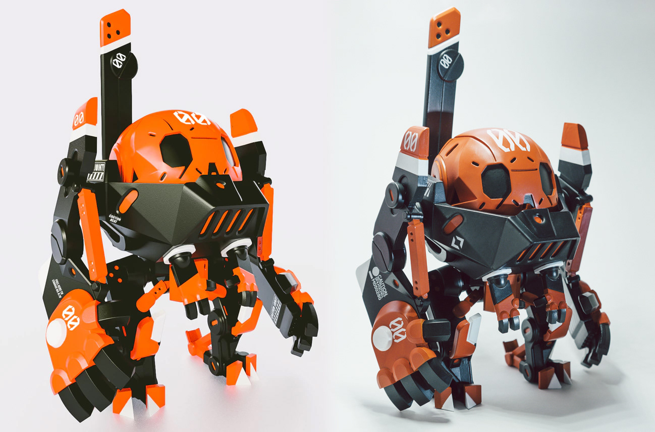 SADGAS VFX，MECHAVERITA，product design，Kickstarter，Calaveritas，Mecha，self-control，Foam rubber shell，