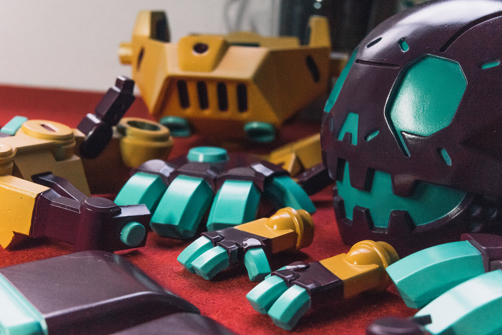 SADGAS VFX，MECHAVERITA，product design，Kickstarter，Calaveritas，Mecha，self-control，Foam rubber shell，