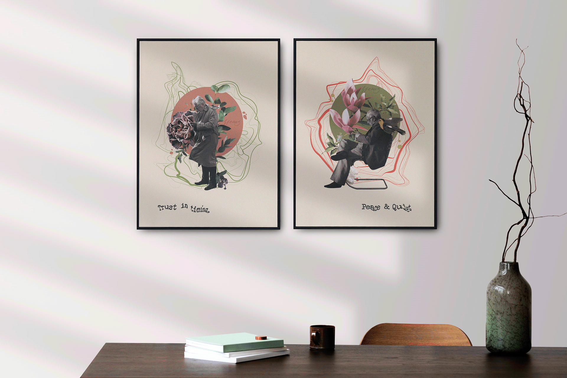 Vard Vahanian，kenats'，packing design，Collage style，Gin bottle，Label concept，