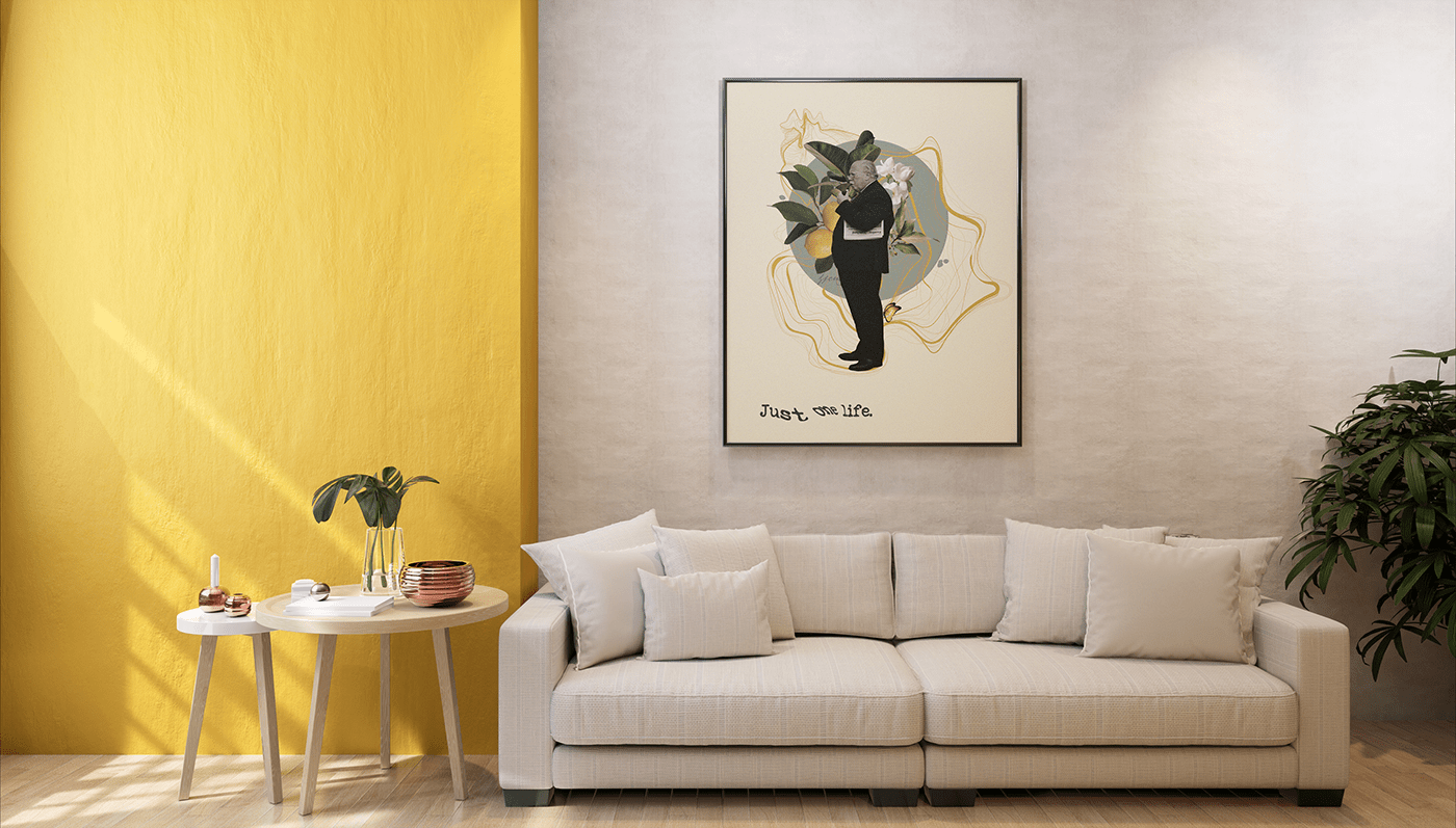 Vard Vahanian，kenats'，packing design，Collage style，Gin bottle，Label concept，