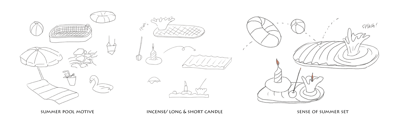 Candlestick，product design，Swimming pool shape，Modular design，pool，Candlestick，product design，Swimming pool shape，Modular design，pool，