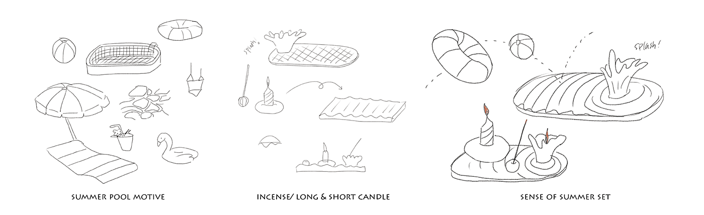 Candlestick，product design，Swimming pool shape，Modular design，pool，Candlestick，product design，Swimming pool shape，Modular design，pool，
