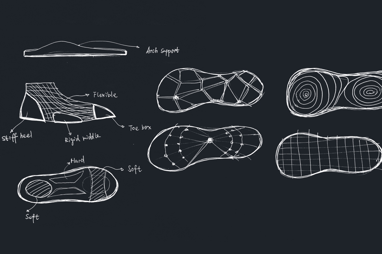 We|aver，3D printing，Elastic TPU，Hollow Knitted Structure，Treatment shoes，Ergonomic design，