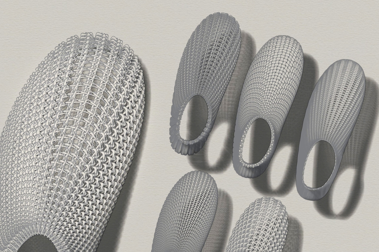 We|aver，3D printing，Elastic TPU，Hollow Knitted Structure，Treatment shoes，Ergonomic design，