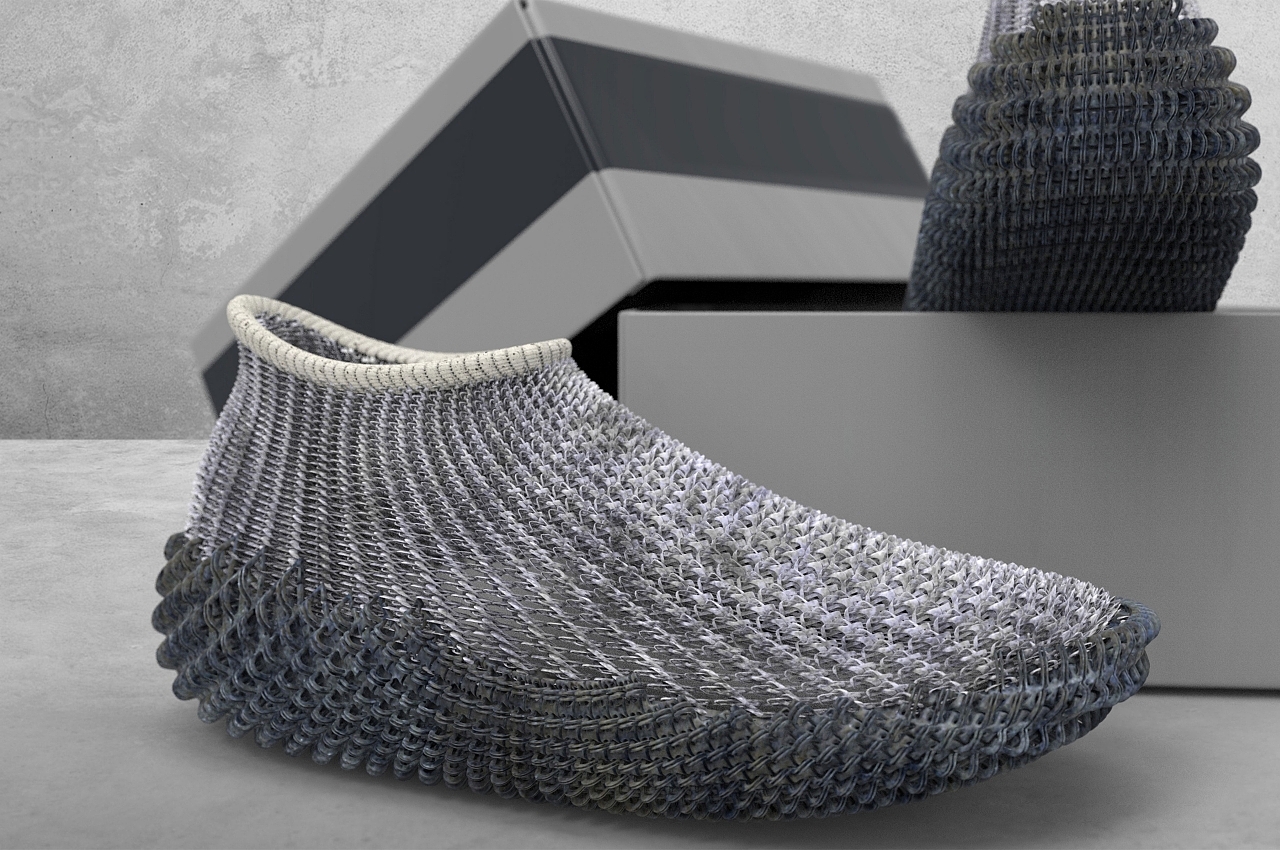 We|aver，3D printing，Elastic TPU，Hollow Knitted Structure，Treatment shoes，Ergonomic design，