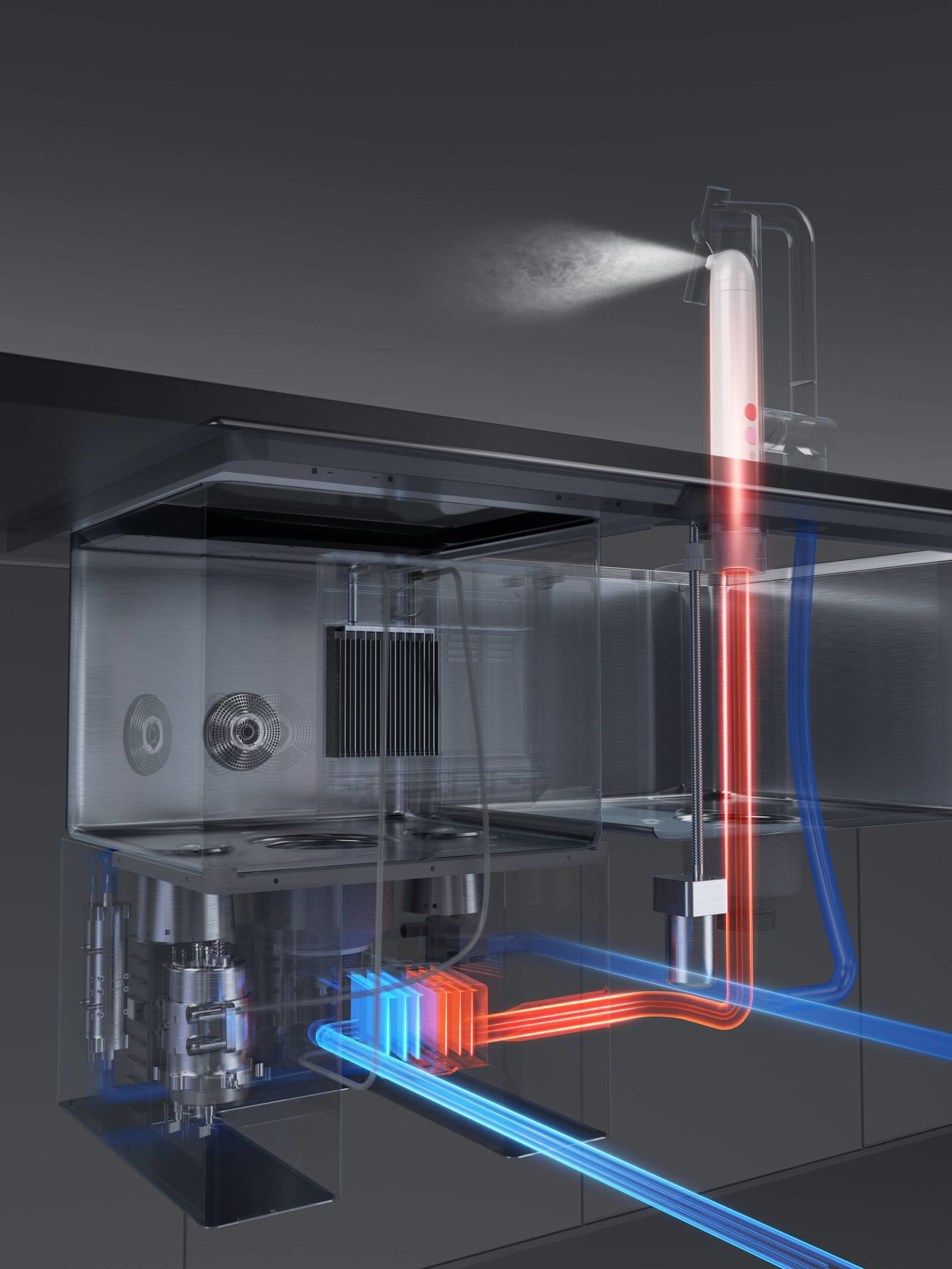 water tank，intelligence，Steam purification，2022 Red Dot Product Design Award，