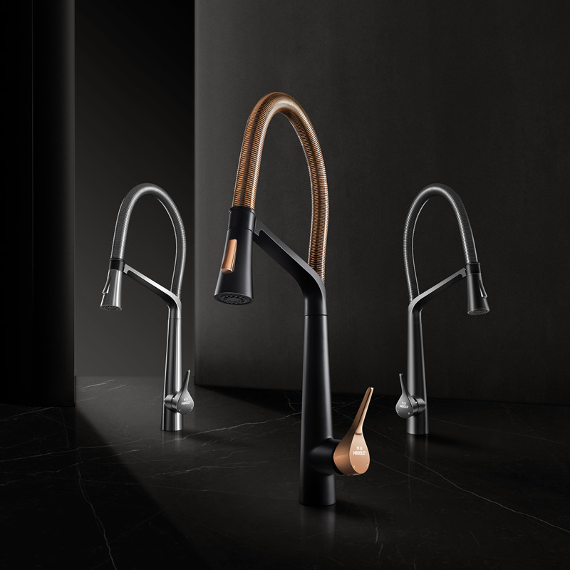 Kitchen faucet ，Geometric style，2022 Red Dot Product Design Award，