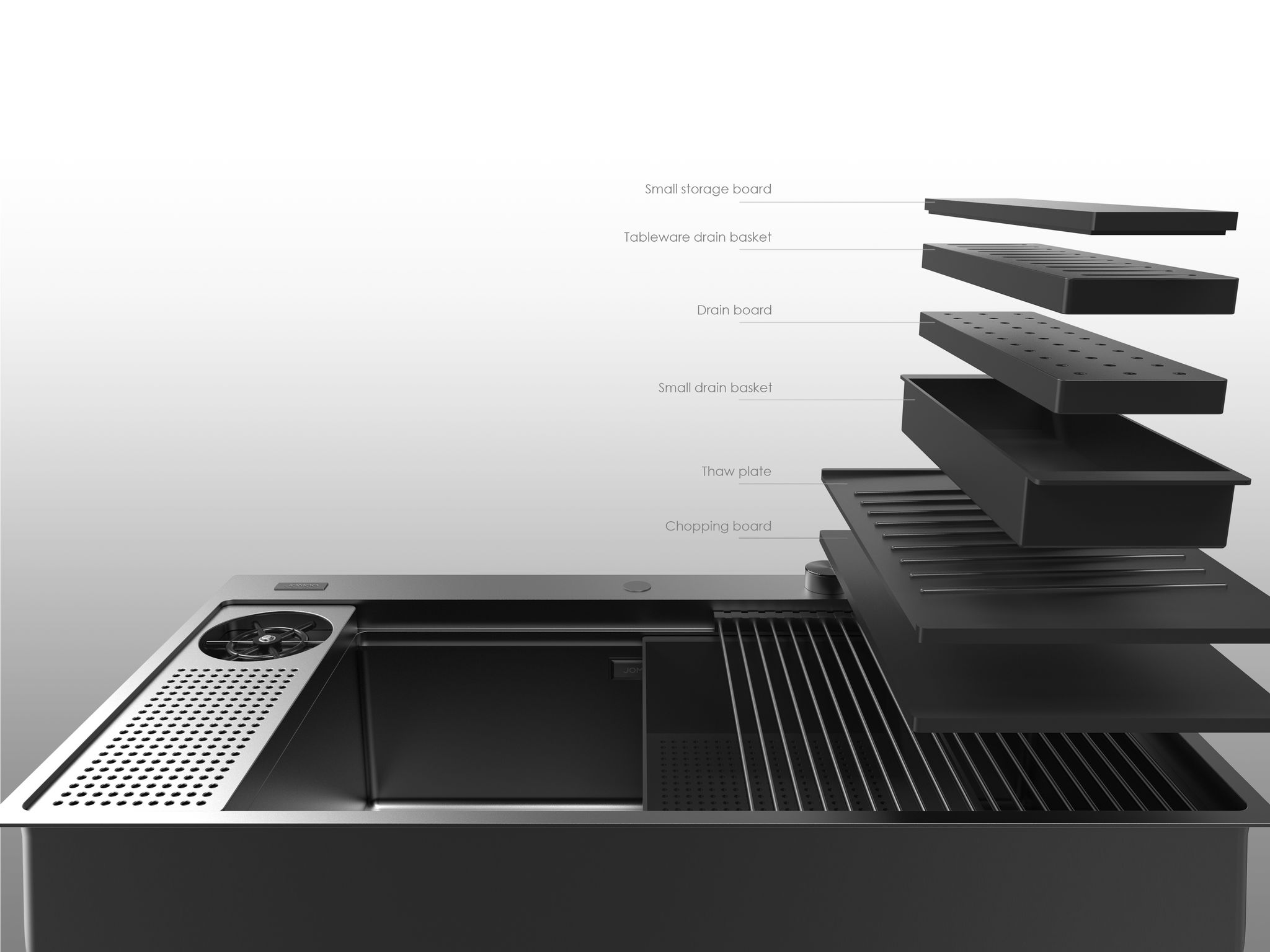 Kitchen sink，Functionality，Multi-module，2022 Red Dot Product Design Award，