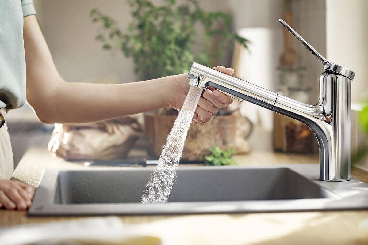 Kitchen faucet ，Simplicity，Pull type，2022 Red Dot Product Design Award，