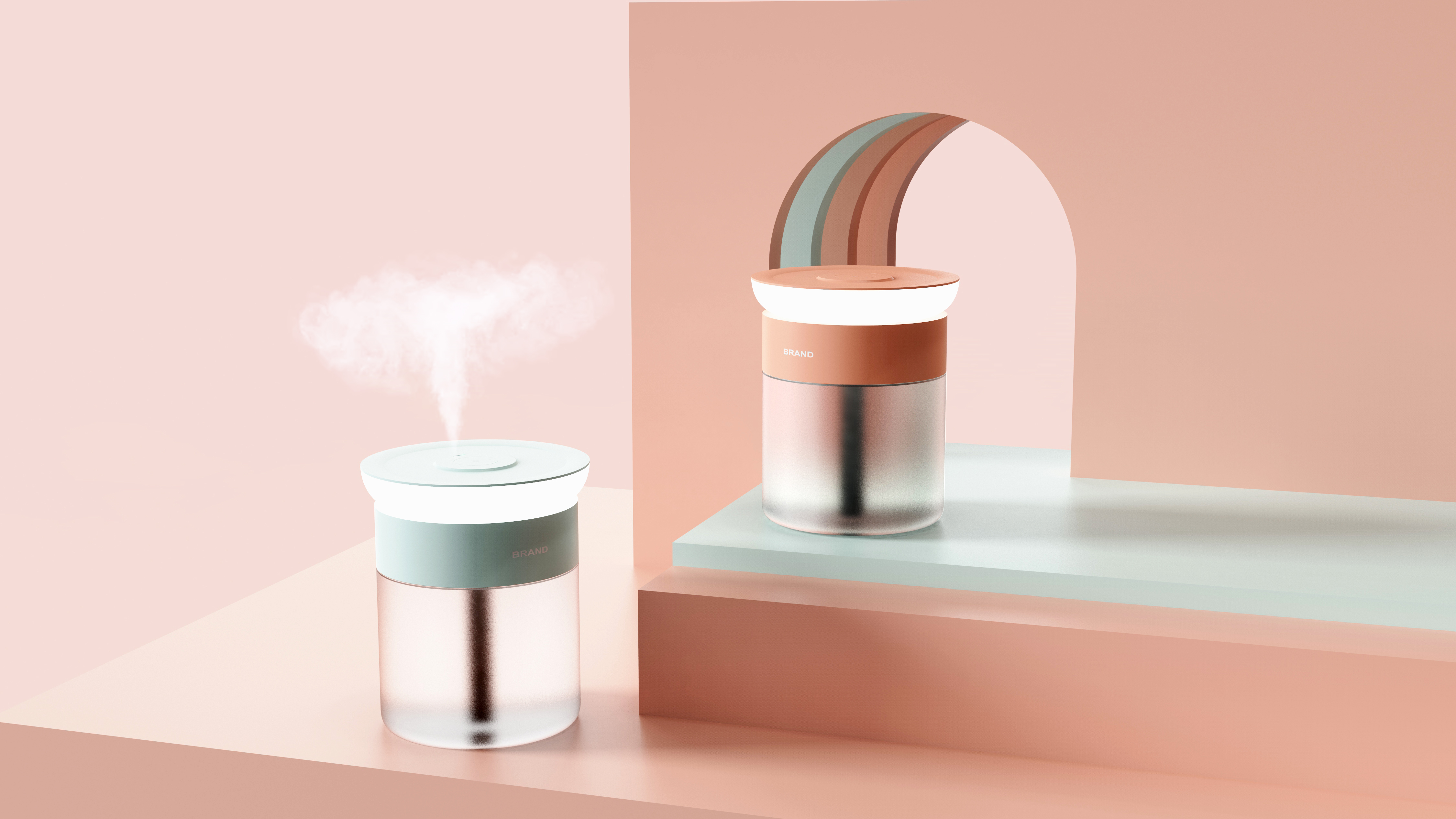 small home appliances，Humidifier，Atmosphere lamp，Simplicity，