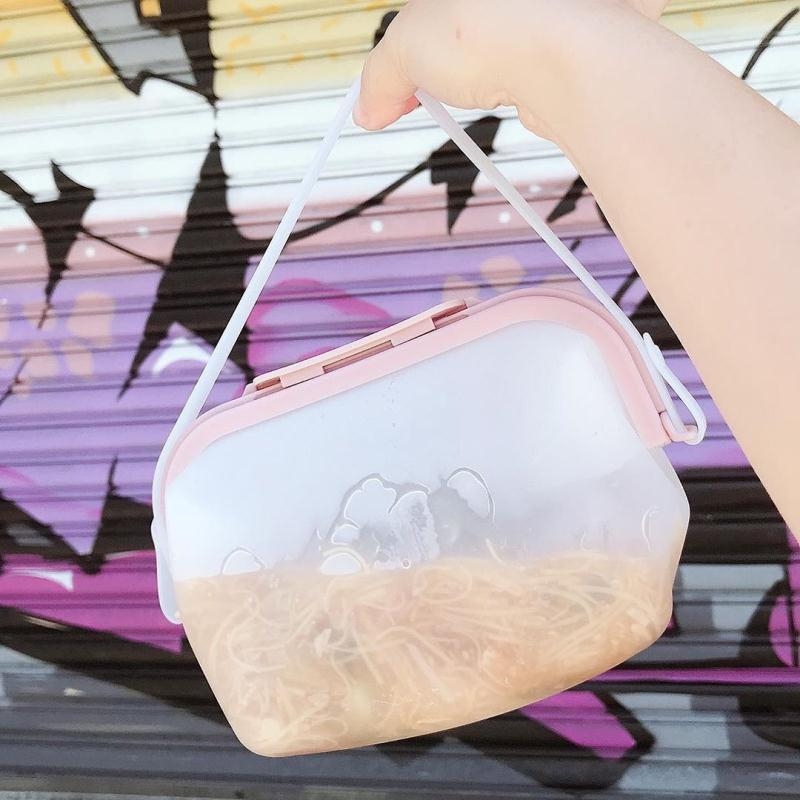 Silicone bag，Fresh-keeping bag，Food box，Take-out food pack，