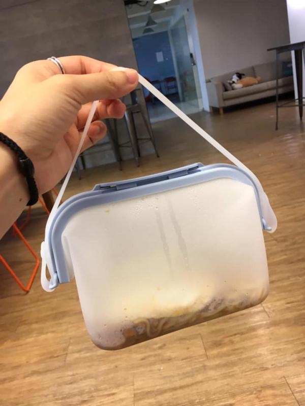 Silicone bag，Fresh-keeping bag，Food box，Take-out food pack，