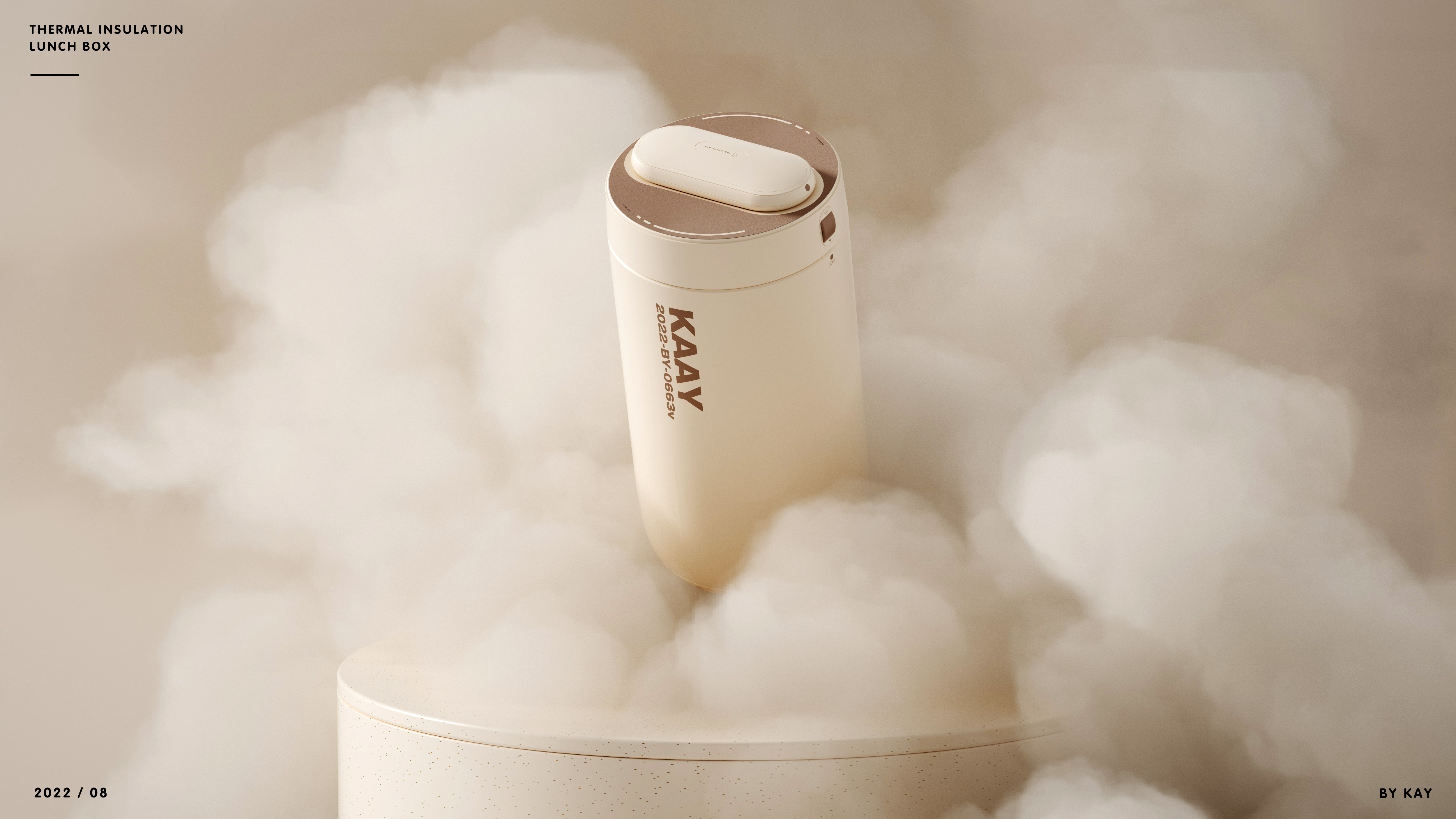 Thermal insulation lunch box，Modeling and rendering，3D modeling，Appearance design，Appearance ID design，industrial design，product design，Original design，