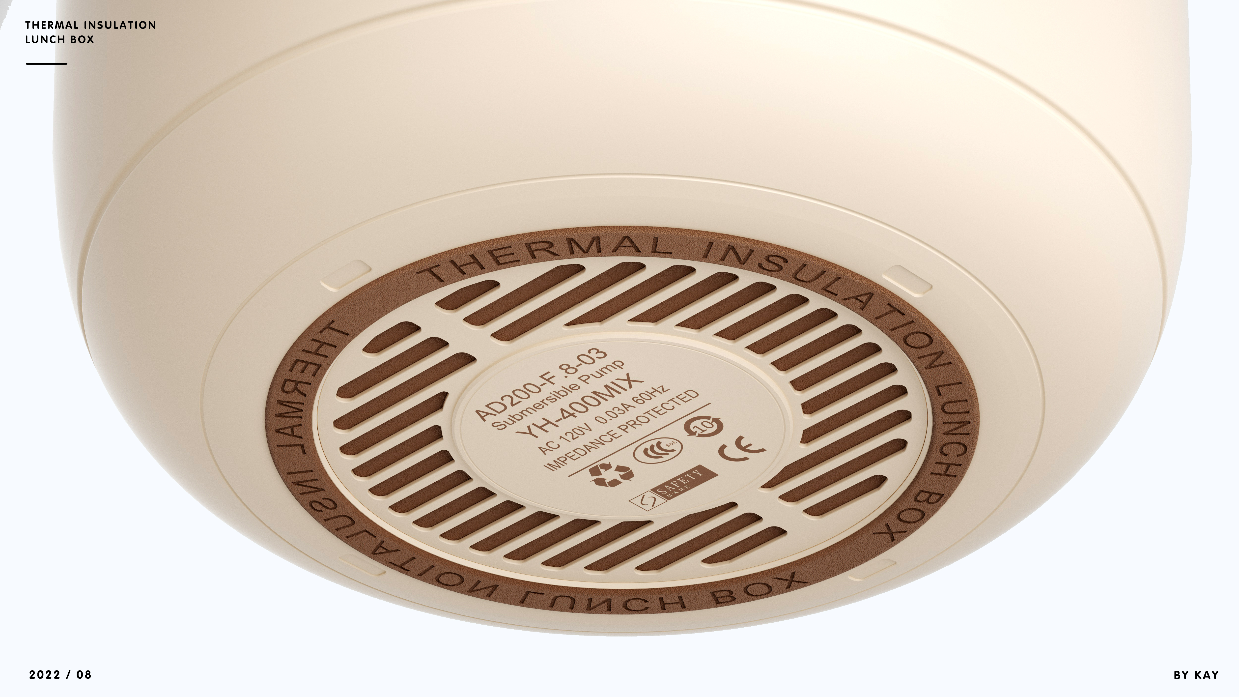 Thermal insulation lunch box，Modeling and rendering，3D modeling，Appearance design，Appearance ID design，industrial design，product design，Original design，