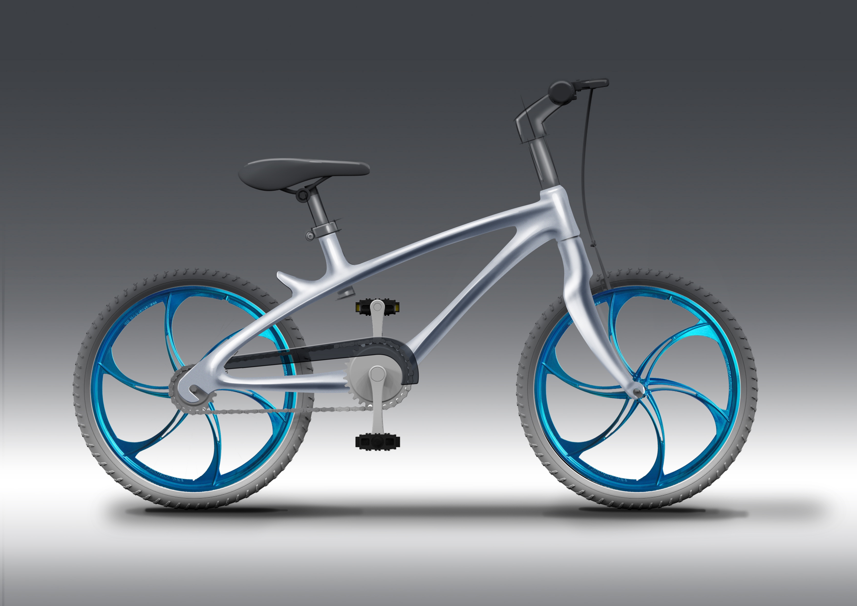 Bicycle Frame Design，Product modeling design，Hand drawn expression，