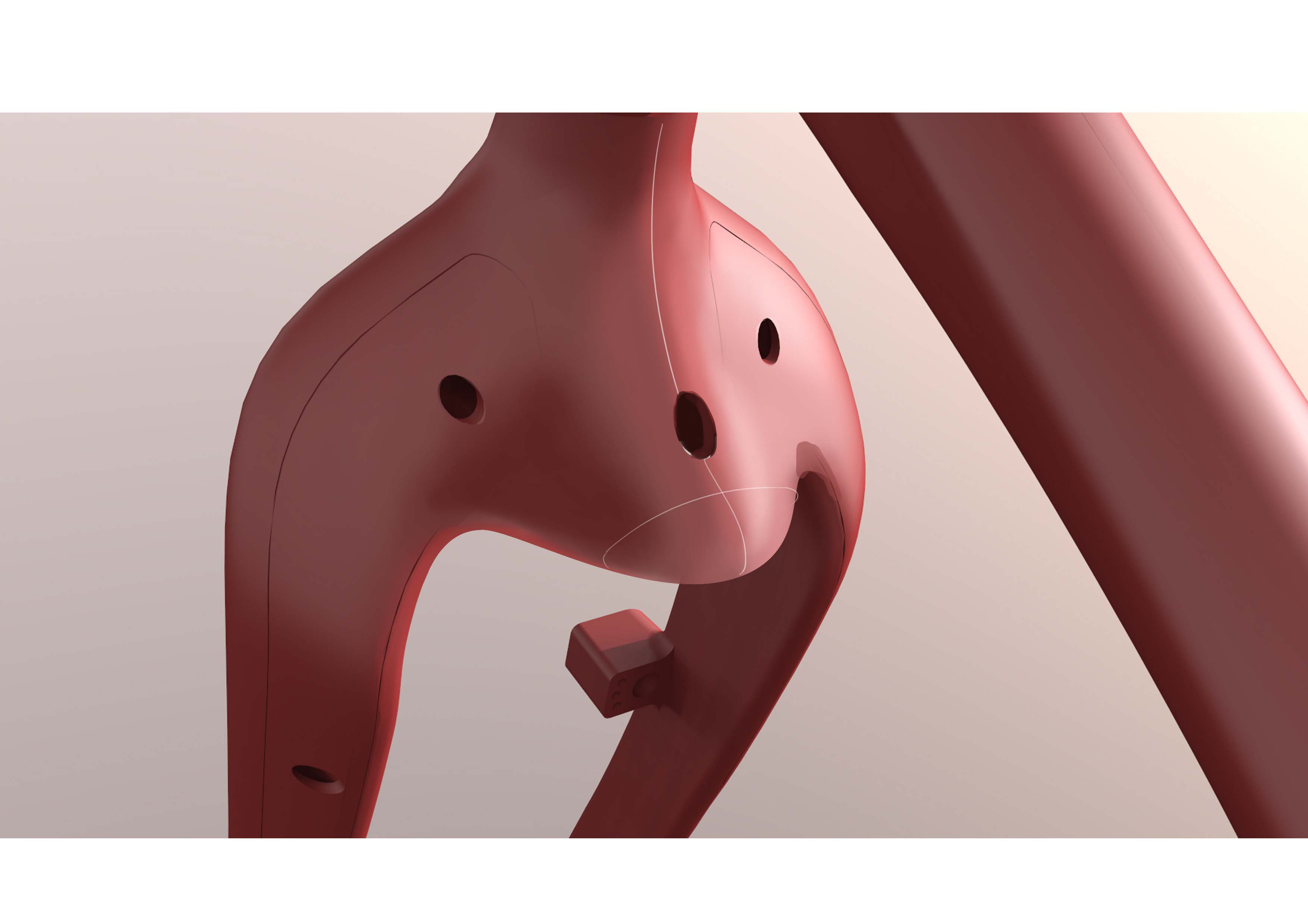 Bicycle Frame Design，Product modeling design，Hand drawn expression，