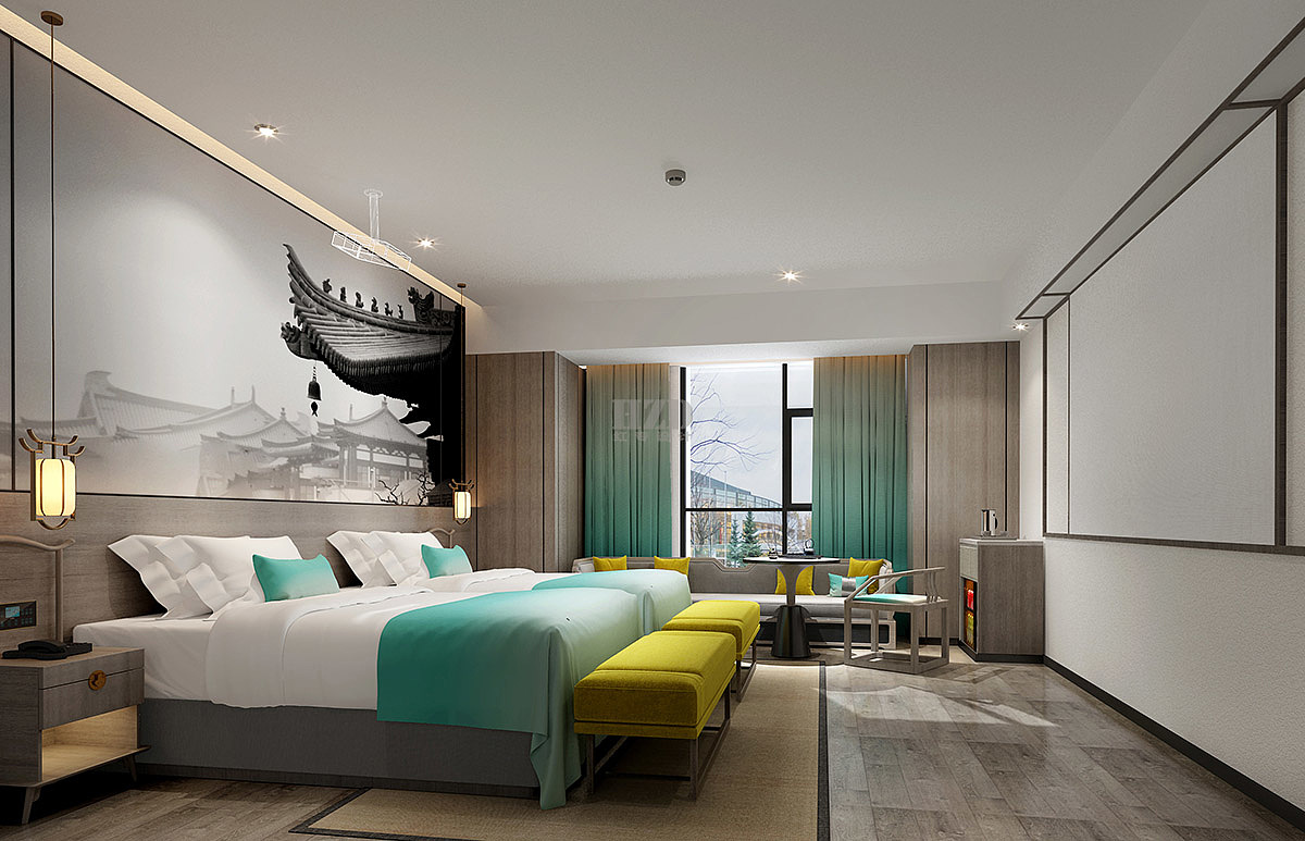 Chain hotel design，Redtory design，Xi 'an Hotel Design，