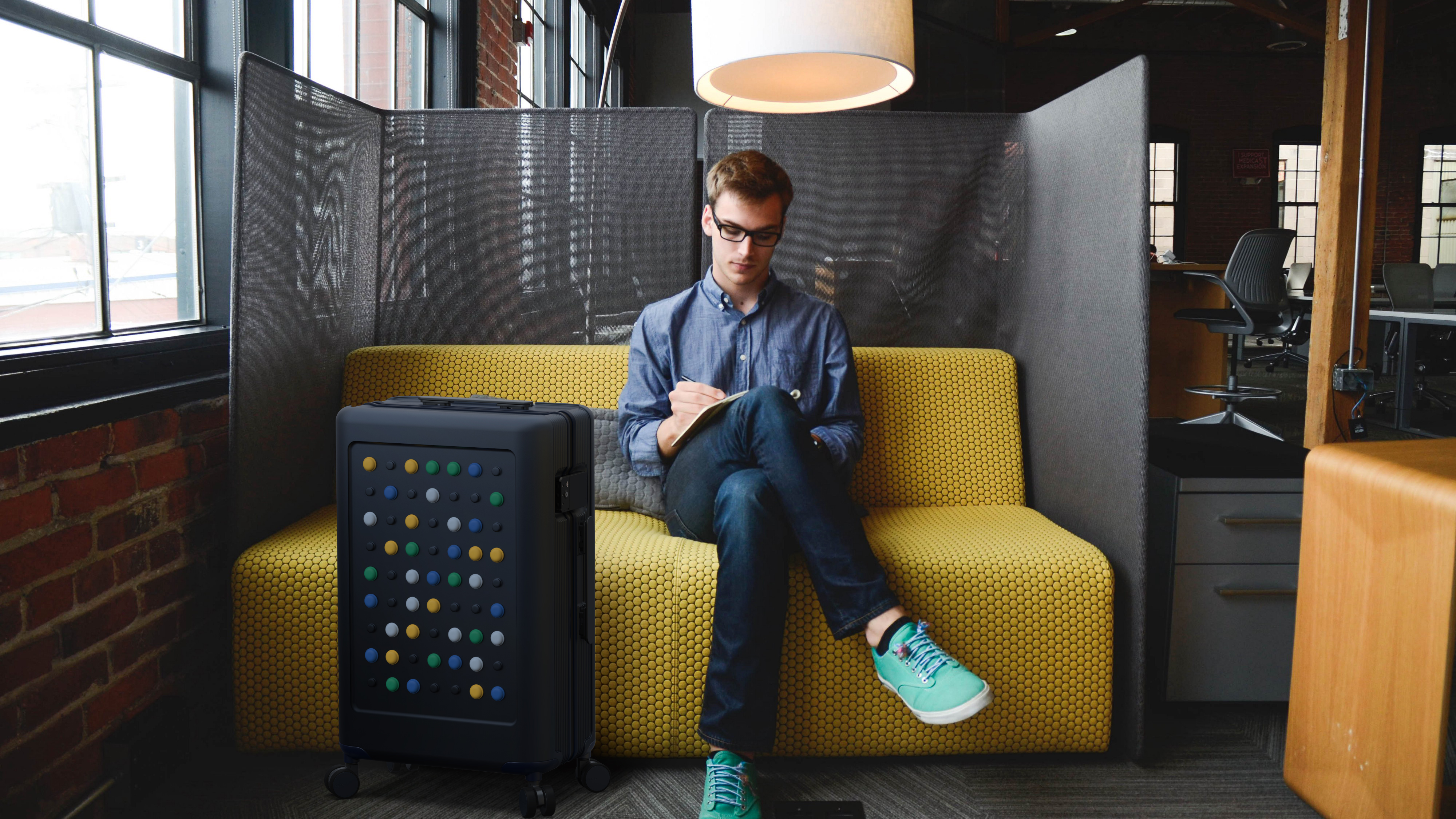 Heat wave design，suitcase，