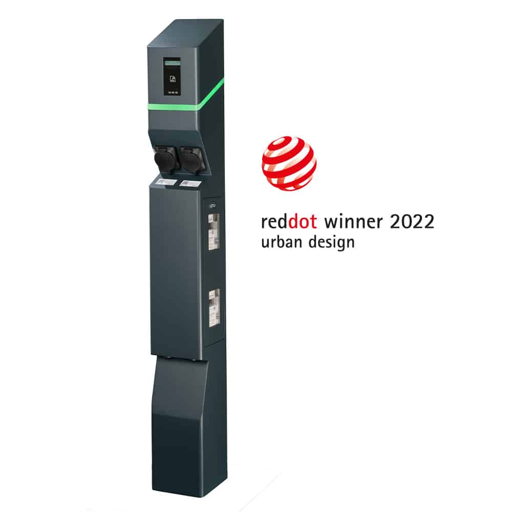 Charging station，city，2022 Red Dot Product Design Award，