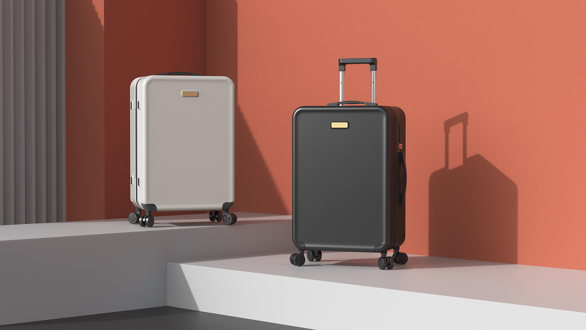 Heat wave design，suitcase，