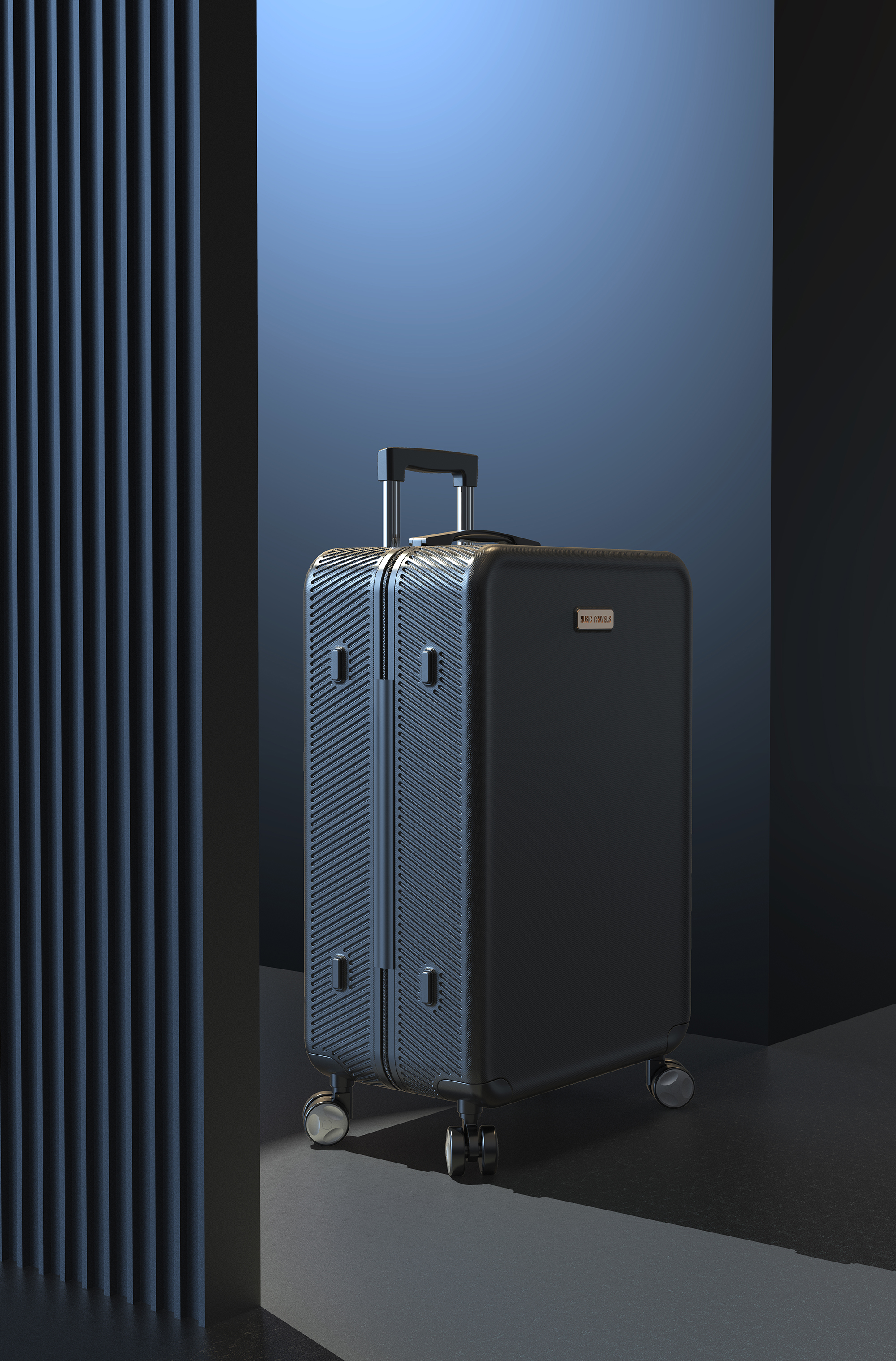 Heat wave design，suitcase，