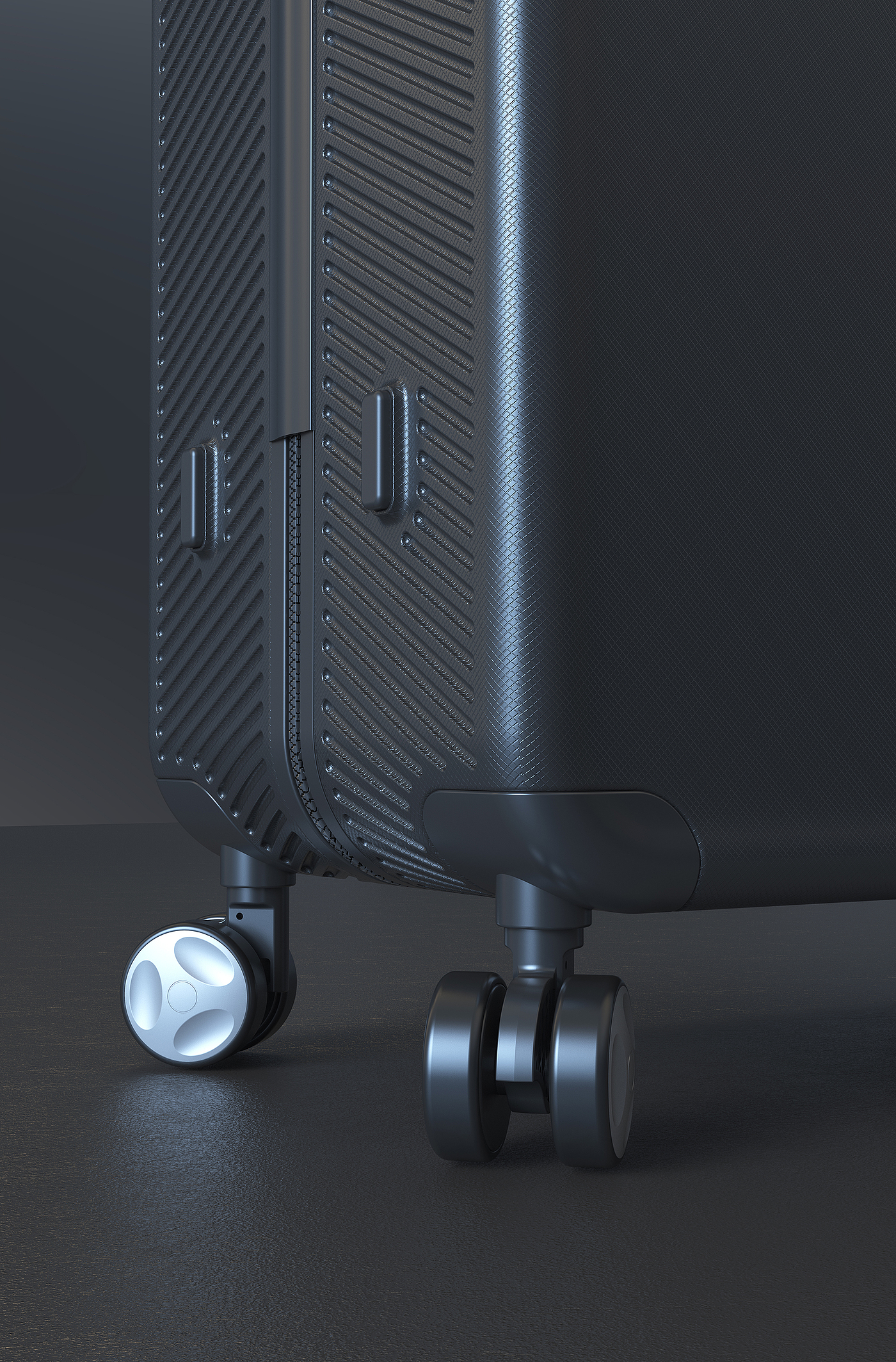 Heat wave design，suitcase，