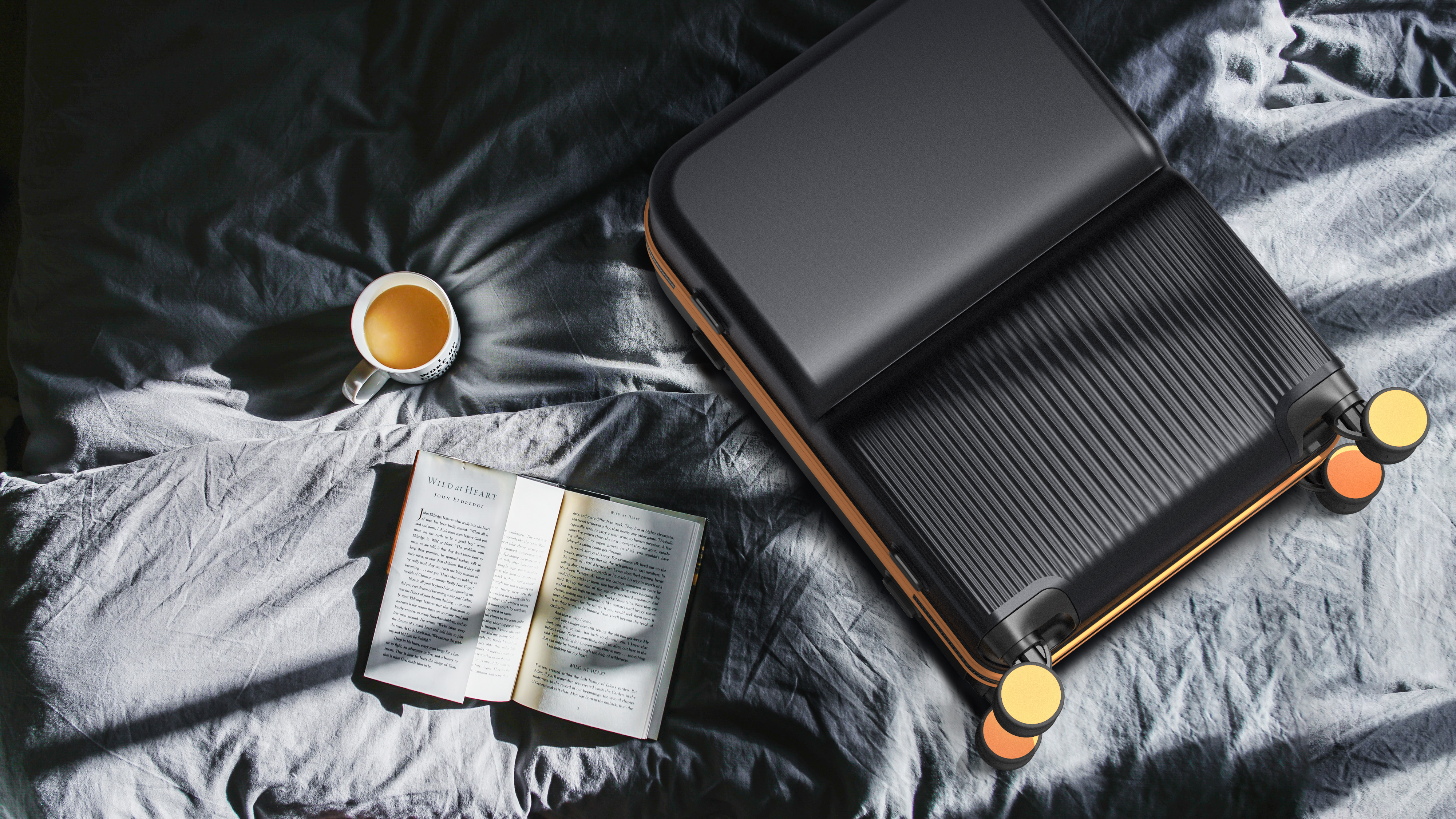 Heat wave design，suitcase，