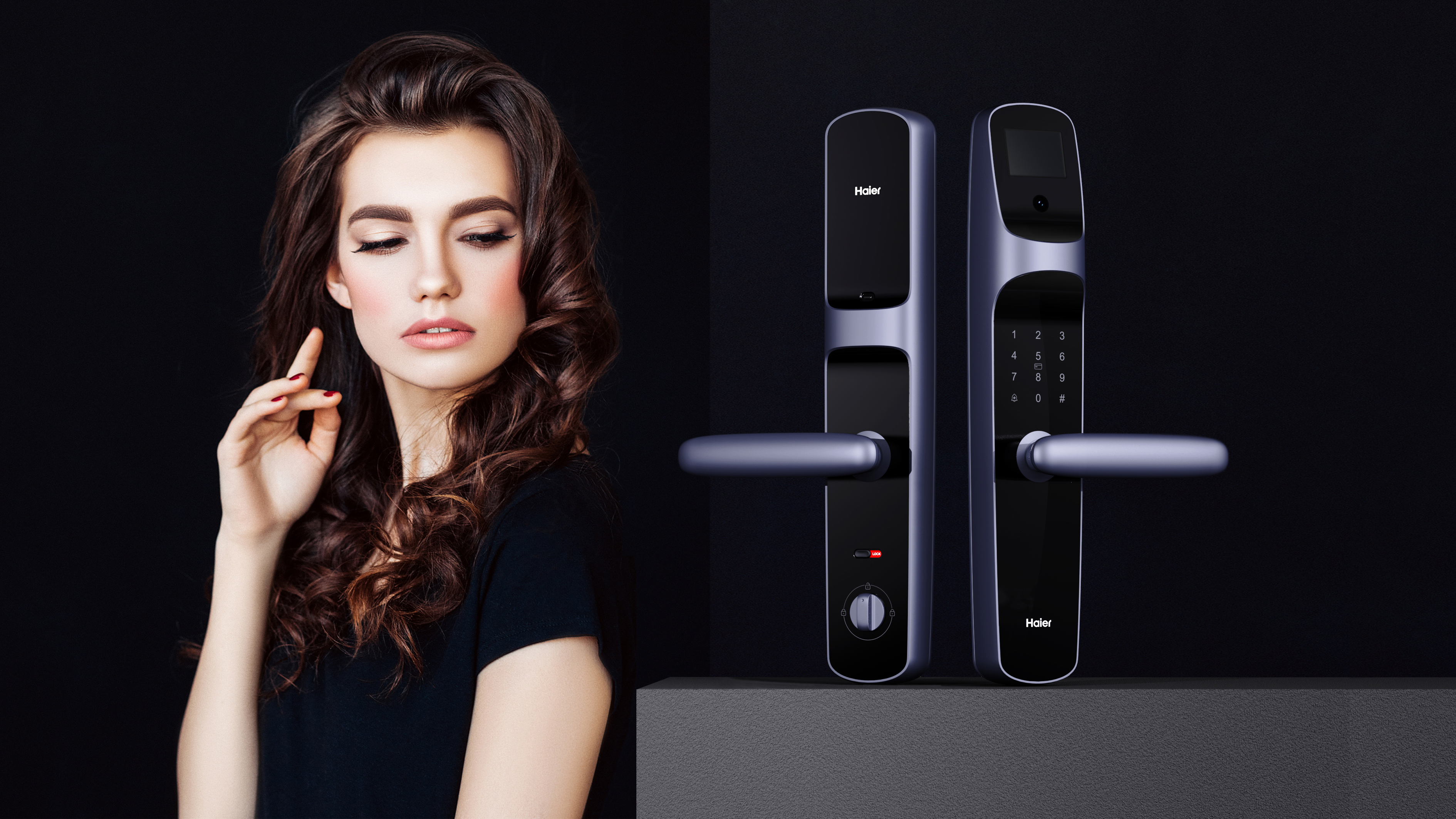 Intelligent lock，Home door lock，Smart home，Iris lock，Home Furnishing，lock，Door lock，distinguish，
