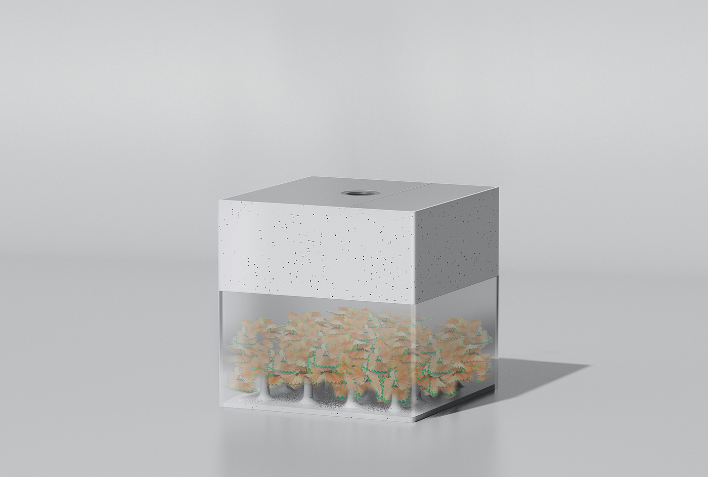 "Fallen Leaves Return to Roots"，pencil sharpener，Green design，Sustainable design，