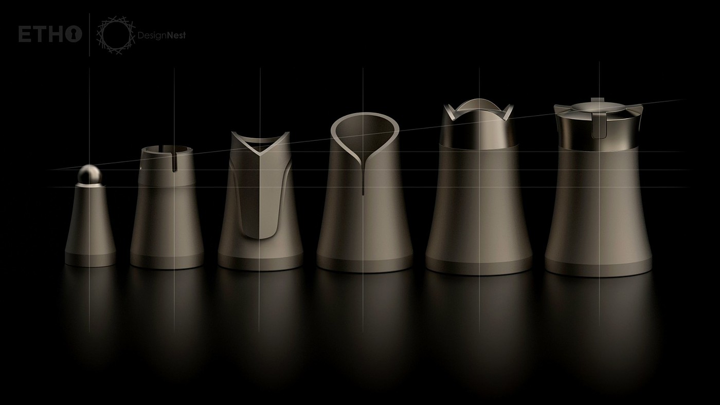 2022 Red Dot Product Design Award，Crownes Chess，Chess set，