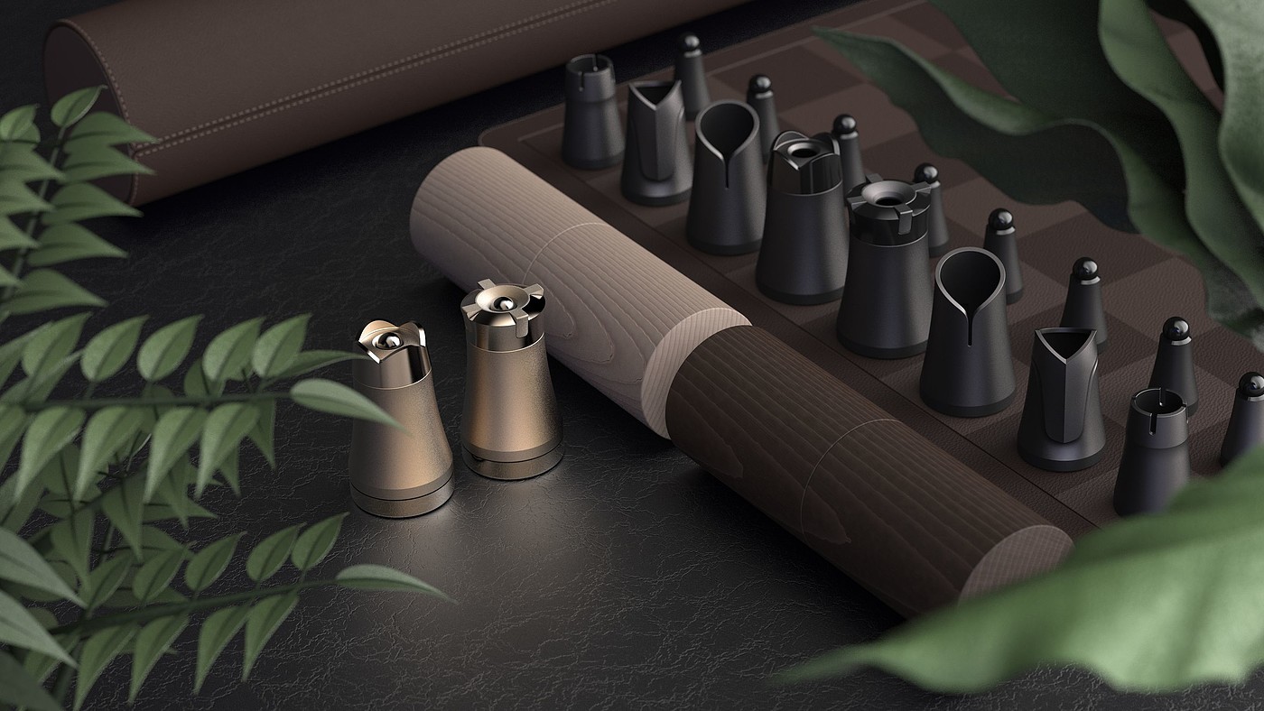 2022 Red Dot Product Design Award，Crownes Chess，Chess set，