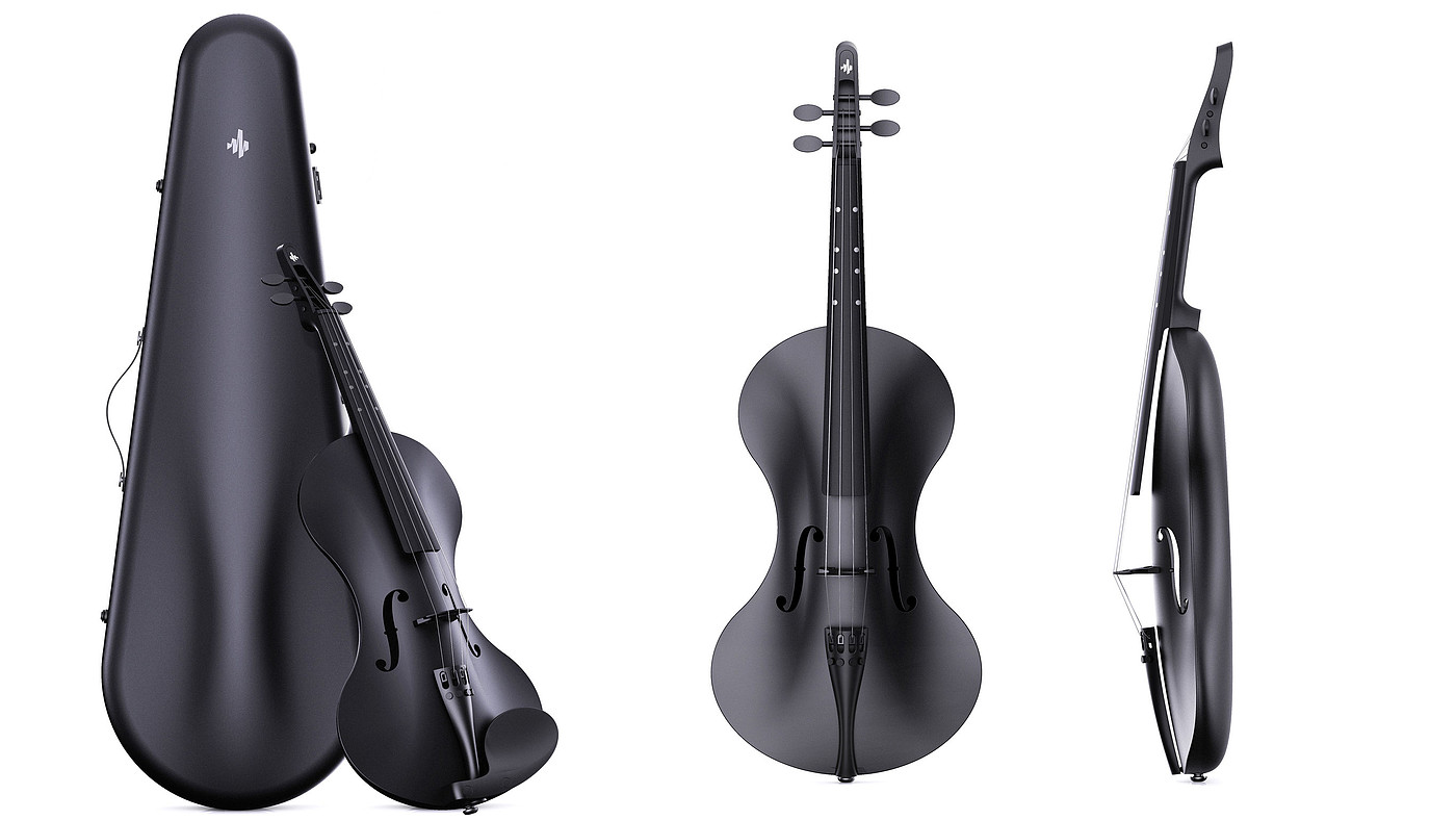 2022 Red Dot Product Design Award，Carbon Fiber Violin，violin，music，