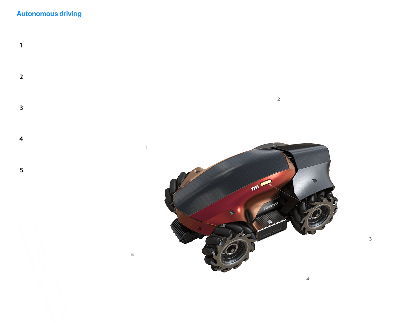Tractor，conceptual design，Adobe portfolio，